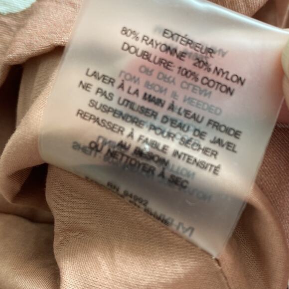 Jonathan Simkai Adria Puff Sleeve Crop Top Polka Dots Teak & White small - Picture 6 of 6